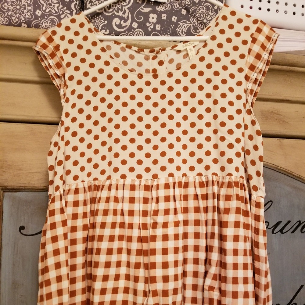 Ladies sleeveless Matilda Jane top